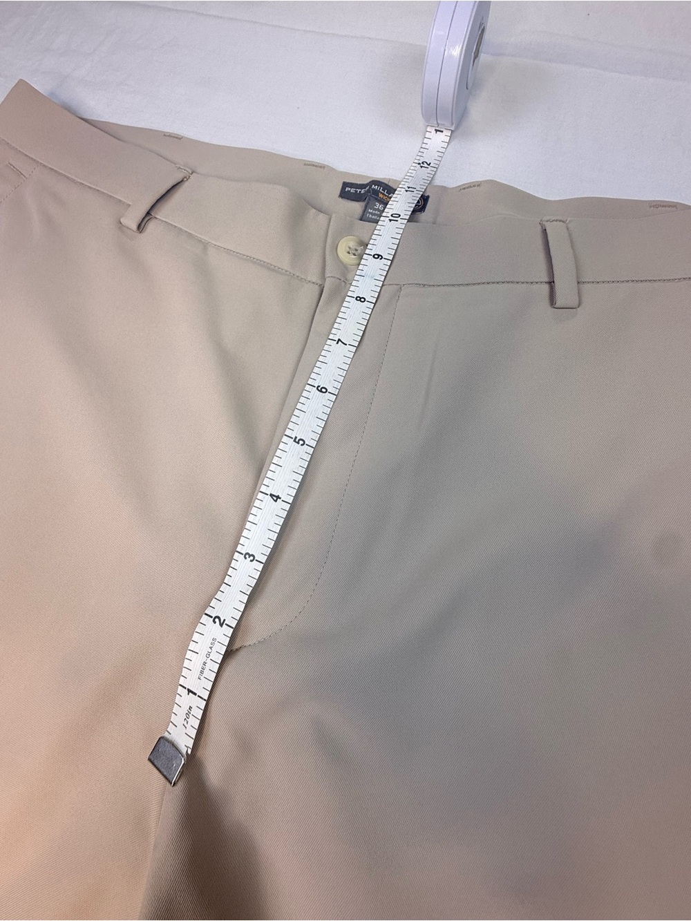 Peter Millar Wicking Golf Shorts Men’s 36 Khaki Performance Stretch - Picture 8 of 8